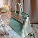 Interior view of structured premium bag