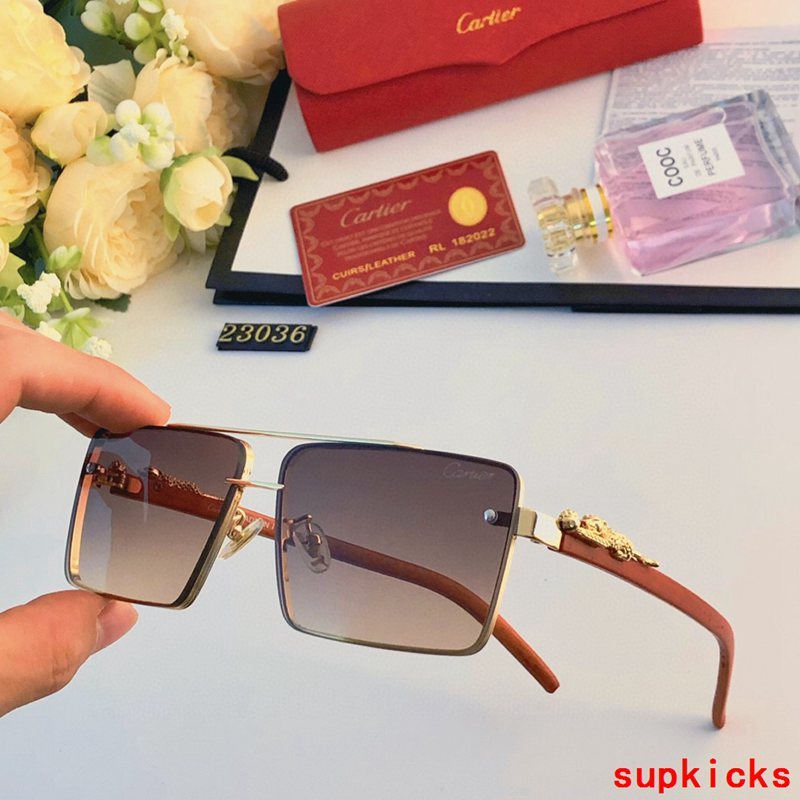 Lifestyle view of Cartier unisex sunglasses
