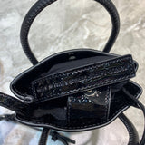 Modern Vegan Leather Handbag - Understated Luxury Look | Women's Premium Handbag #1051 - texture close-up (image 9) of designer-inspired handbag