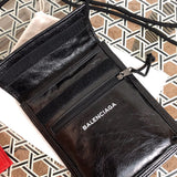 Back view of elevated signature women's handbag – women's luxury handbag