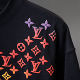 Full styled look of Louis Vuitton cotton t-shirt with signature branding