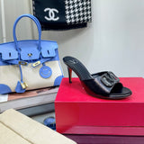 Close-up of Valentino Garavani shoes craftsmanship