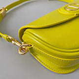 Top view of statement sleek women's handbag – women's designer-style accessory
