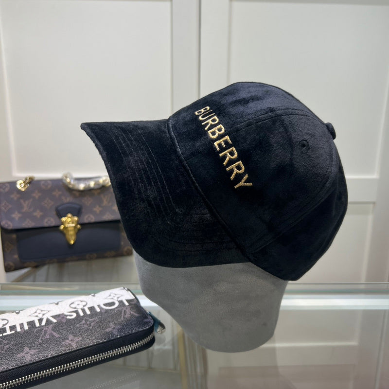 Front view of Burberry unisex cap