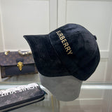 Front view of Burberry unisex cap
