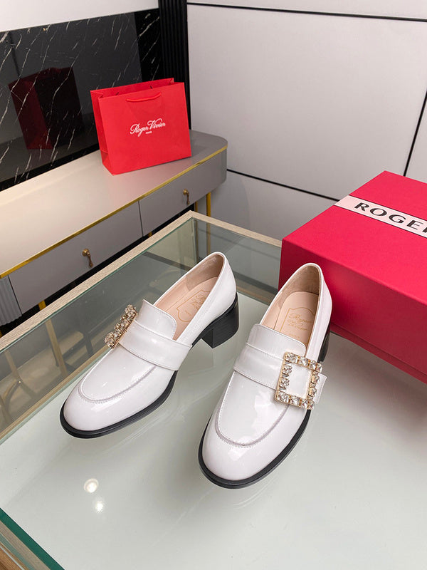 Close-up detail view of Roger Vivier luxury piece style No.053