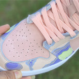 Nike Men's & Women's Luxury Low-Top Trainers — Style 045 angle view