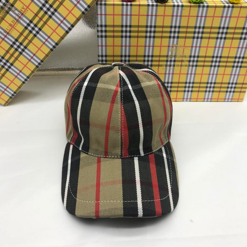 Side view of Burberry unisex cap