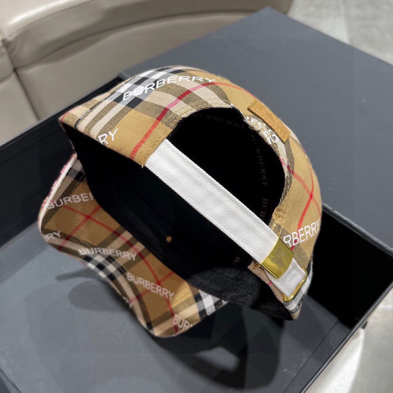 Front view of Burberry unisex cap
