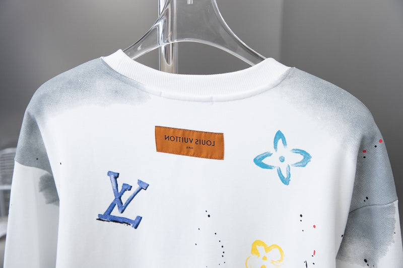 Back view of Louis Vuitton luxury clothing with streetwear-inspired cut