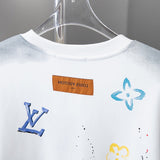 Back view of Louis Vuitton luxury clothing with streetwear-inspired cut