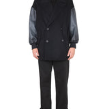 Alexander McQueen premium coats detail and craftsmanship close-up