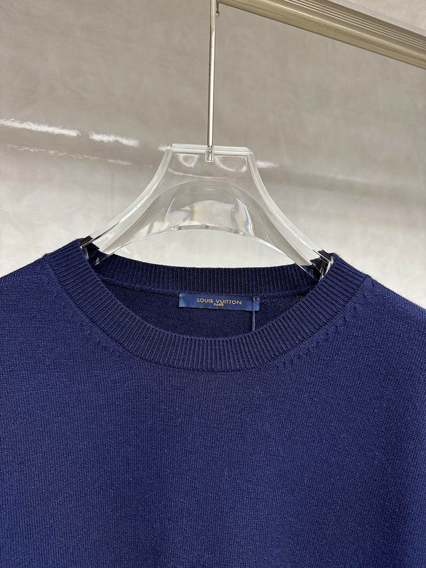 Full styled look of Louis Vuitton luxury clothing with contemporary cut
