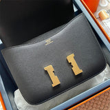 Close-up detail of streamlined bag design