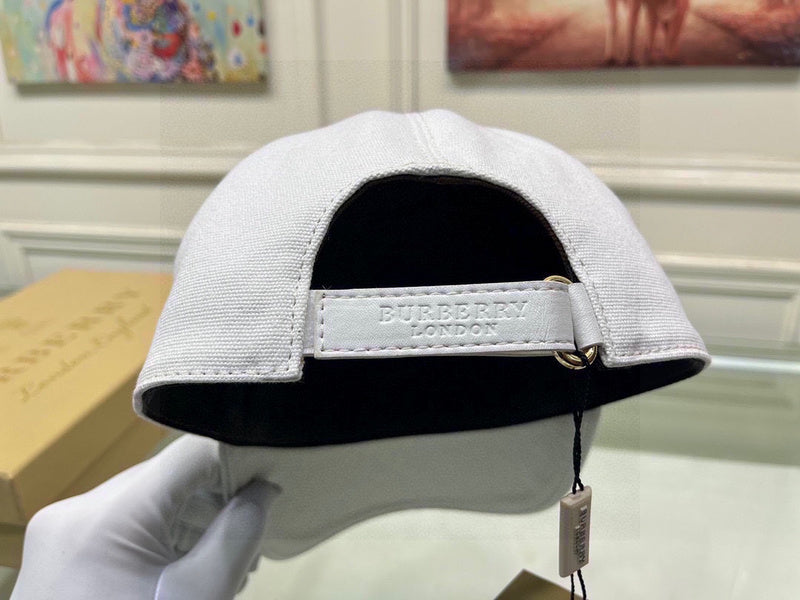 Front view of Burberry unisex cap