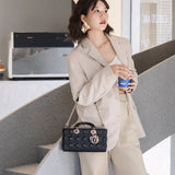 Interior view of elevated modern women's handbag – women's luxury accessory