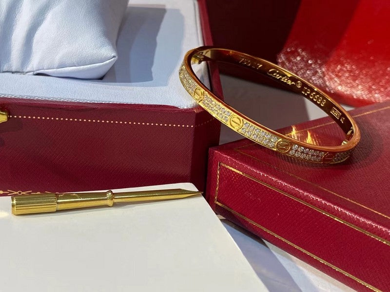 Close-up detail view of Cartier unisex jewelry piece