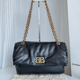 Zivas Charm Contemporary Flair Statement Handbag (Designer-Inspired Craftsmanship) – Angled View