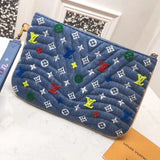Close-up detail of statement classic women's handbag – women's luxury handbag