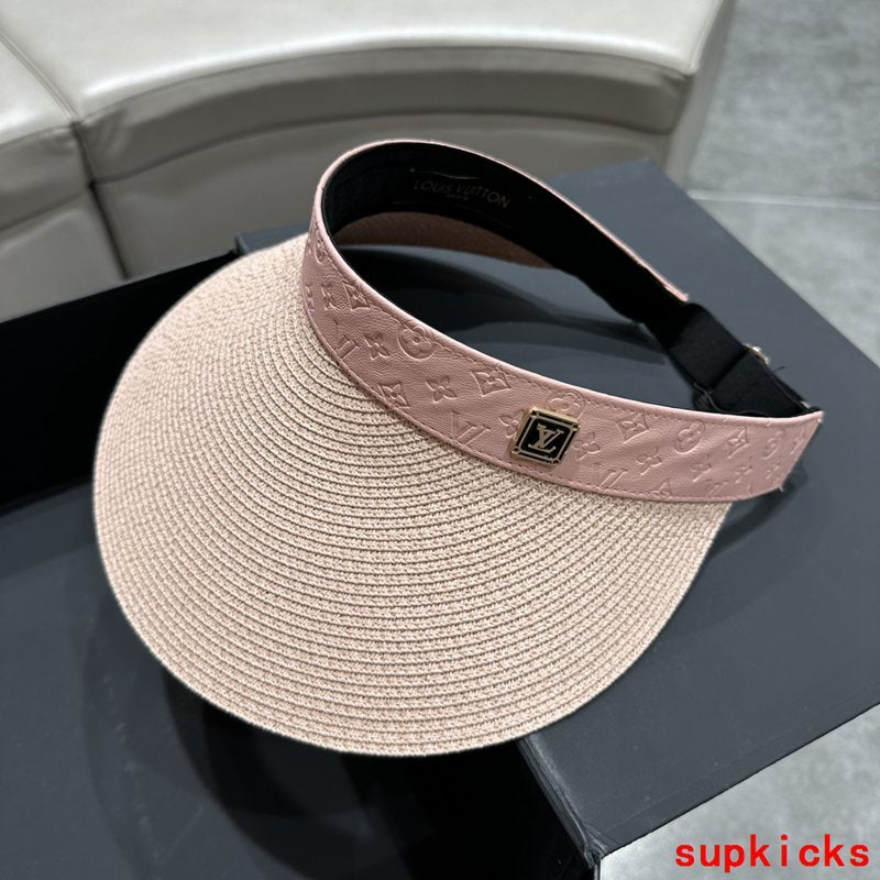Close-up detail view of Louis Vuitton unisex cap