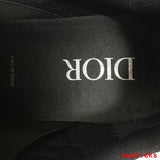 Dior Chocolate Brown Bow-Detail Flats - Side Profile View