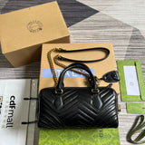 Front view of refined elevated women's handbag – women's designer-style accessory
