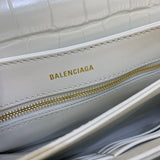 Statement Faux Leather Handbag - Modern Structured Build | Women's Luxury Handbag #429 - texture close-up (image 9) of designer-inspired handbag
