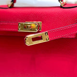Close-up detail of sophisticated bag design