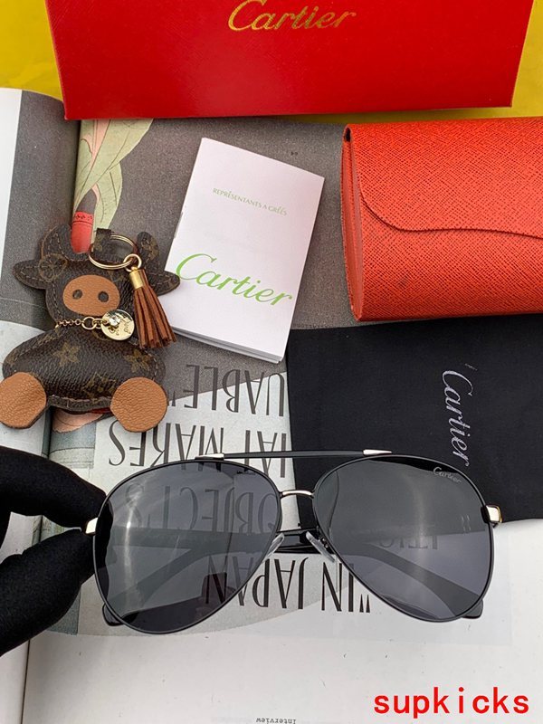Full view of Cartier unisex sunglasses