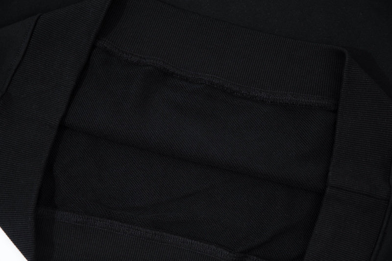 Side profile of Gucci luxury clothing with relaxed-fit cut