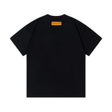 Side profile of Louis Vuitton cotton t-shirt with contemporary cut