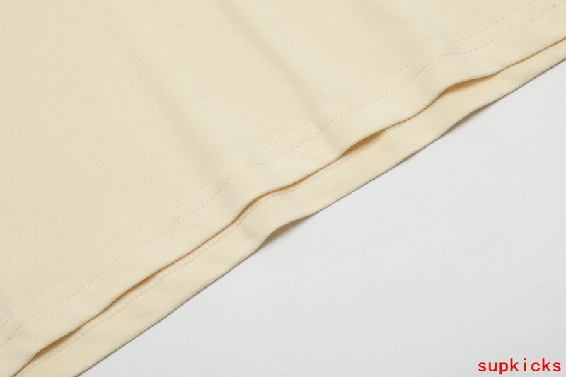 Side profile of Rhude luxury clothing with relaxed-fit cut