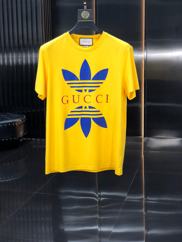 Side profile of Gucci luxury clothing with runway-inspired design