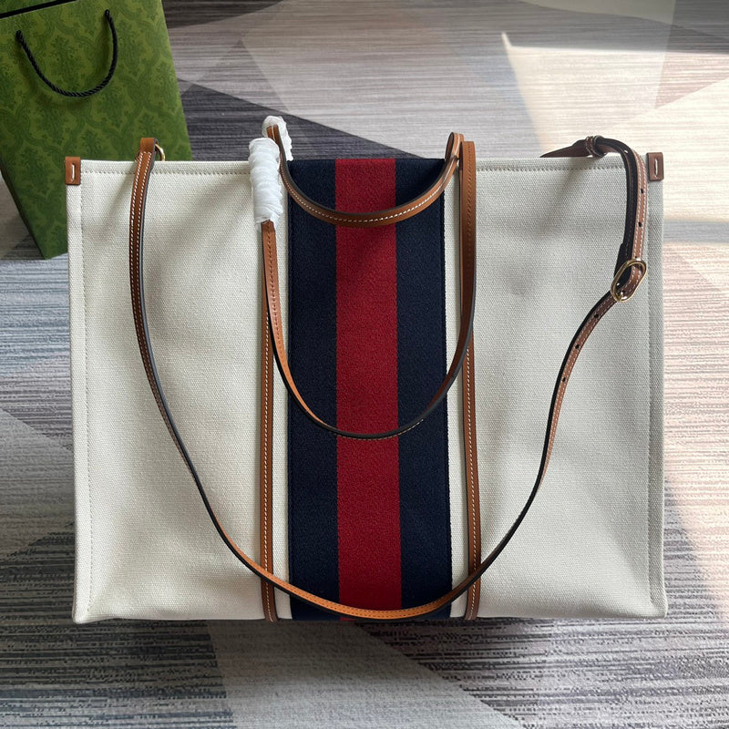 Back view of classic signature women's handbag – women's designer-style accessory