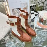 Side profile view of Roger Vivier luxury piece style No.084