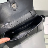 Chic Premium PU Leather Handbag - Statement Silhouette | Women's Statement Accessory #512 - alternate angle view (image 8) of designer-inspired handbag