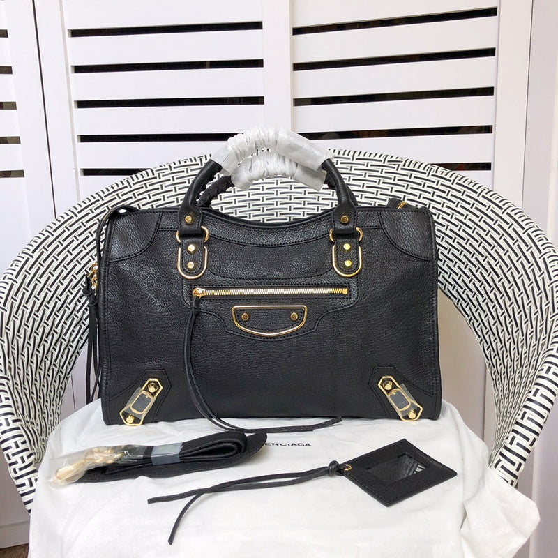 Side profile of refined statement women's handbag – women's luxury handbag