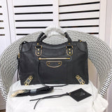 Side profile of refined statement women's handbag – women's luxury handbag