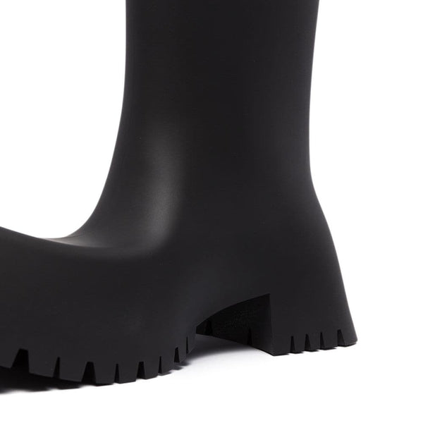 Balenciaga Shoes? BALENCIAGA Trooper Block-Heel Rubber Boots Luxury Lifestyle Designer Footwear