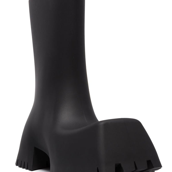 Balenciaga Shoes? BALENCIAGA Trooper Block-Heel Rubber Boots Luxury Lifestyle Designer Footwear