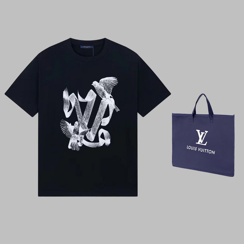 Back view of Louis Vuitton cotton t-shirt with everyday silhouette