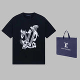 Back view of Louis Vuitton cotton t-shirt with everyday silhouette