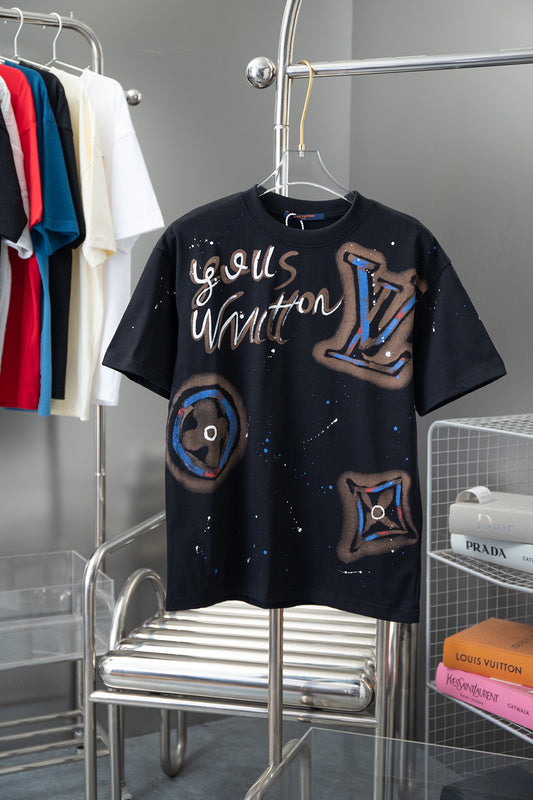 Back view of Louis Vuitton cotton t-shirt with tailored silhouette