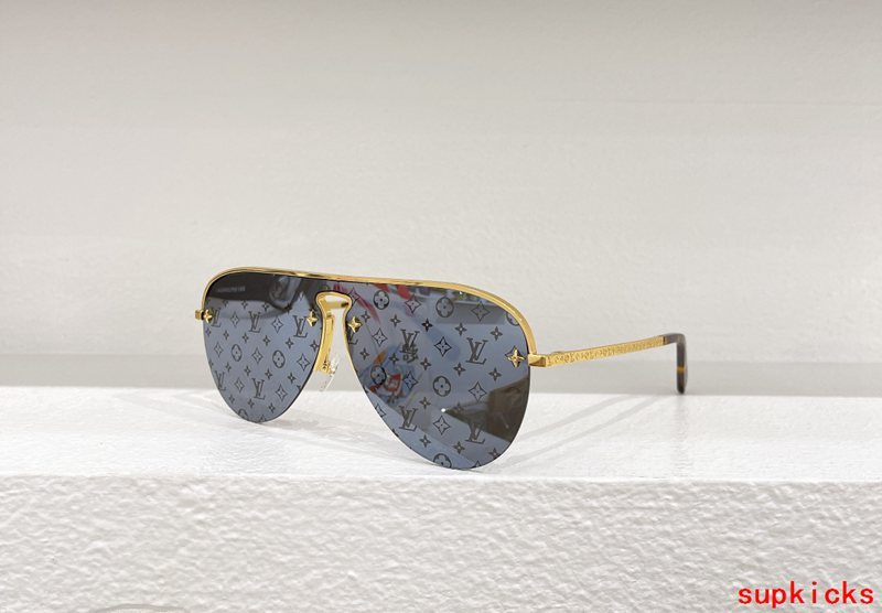 Lifestyle view of Louis Vuitton unisex sunglasses
