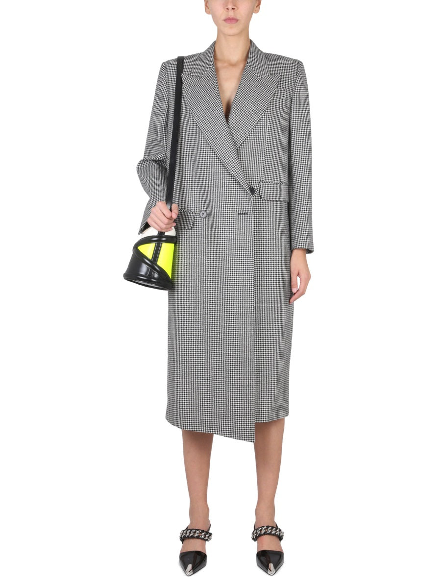 Alexander McQueen premium coats detail and craftsmanship close-up