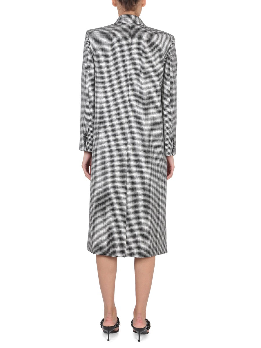 Alexander McQueen coats side profile designer luxury fashion