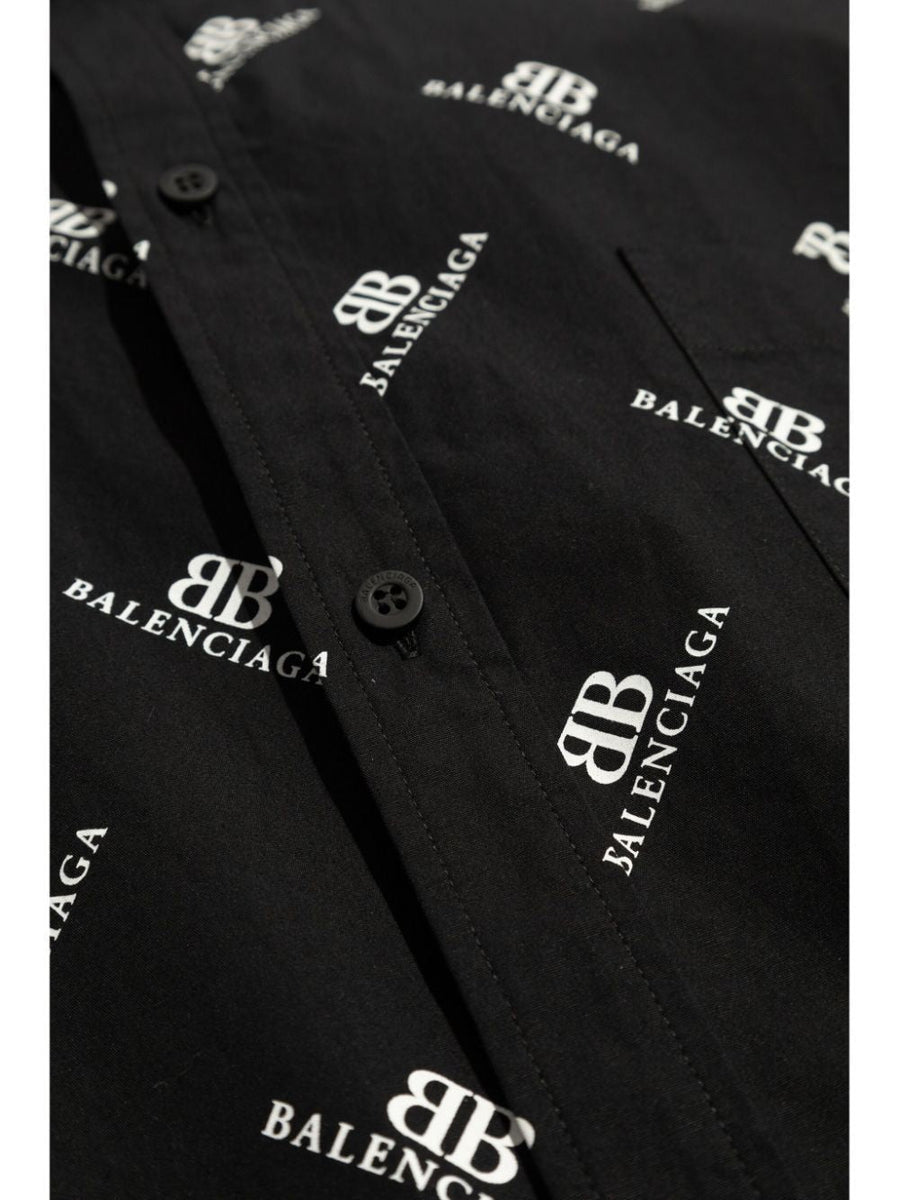 Balenciaga Tops? BALENCIAGA Large Fit Button-Up Shirt Premium Designer Casual Top
