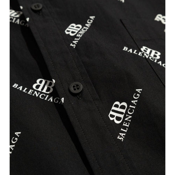 Balenciaga Tops? BALENCIAGA Large Fit Button-Up Shirt Premium Designer Casual Top