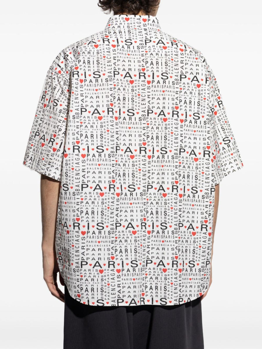 Balenciaga Tops- BALENCIAGA Large Fit Casual Shirt for Men Elegant Everyday Designer Top