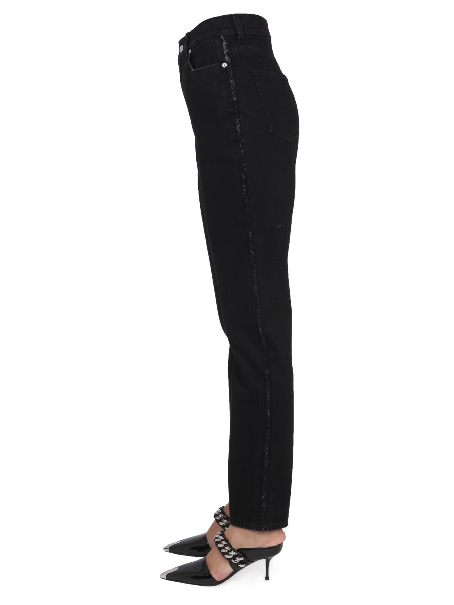 Alexander McQueen Jeans? Alexander Mcqueen Women Boyfriend Jeans Premium Designer Denim Jeans
